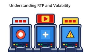 Символическая иллюстрация управления бюджетом в слотах с акцентом на RTP и волатильность от Gamerdome