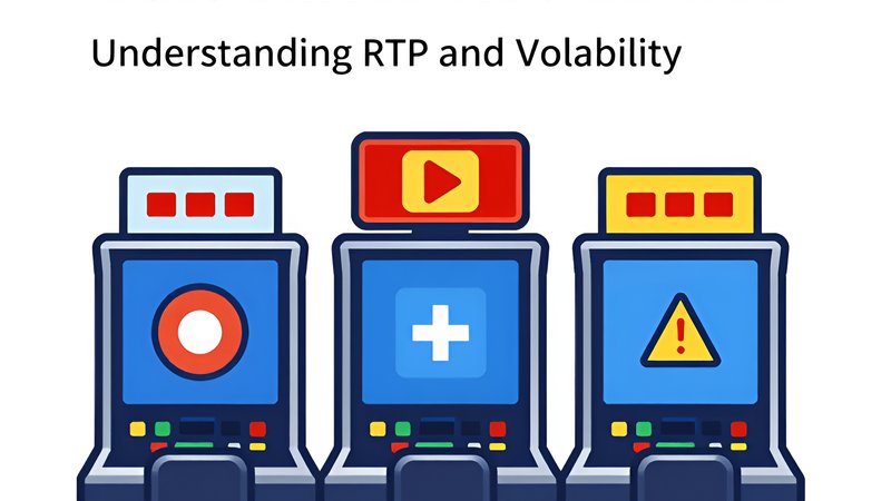 Символическая иллюстрация управления бюджетом в слотах с акцентом на RTP и волатильность от Gamerdome